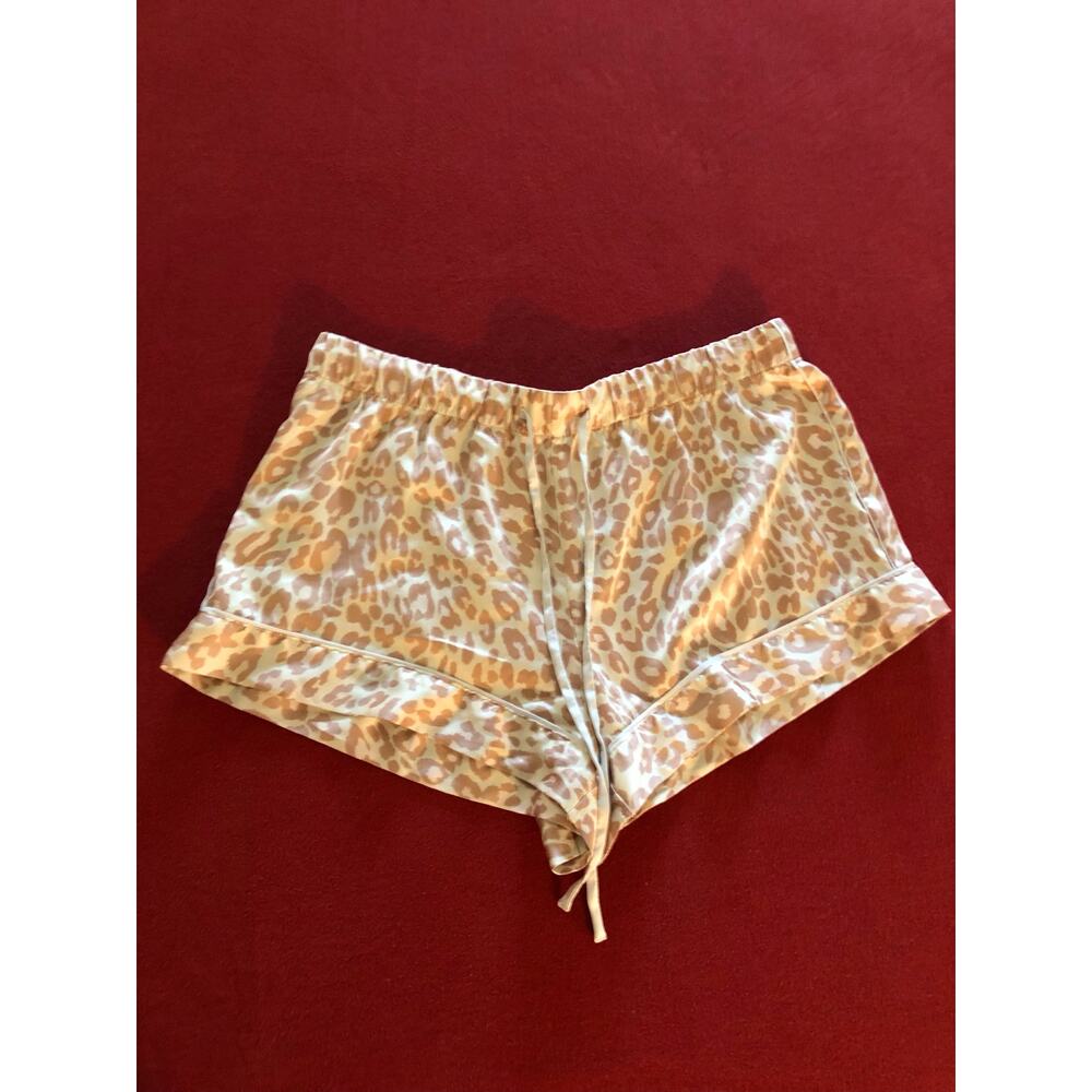 Victoria’s Secret leopard cheetah print comfy cozy lounge pajama sleep shorts